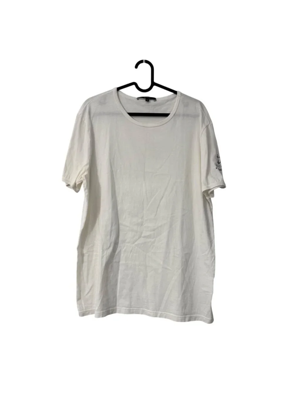 Gucci Ivory Nautical Anchor 021 SS 12 Sleeve Tshirt Mens Size Medium